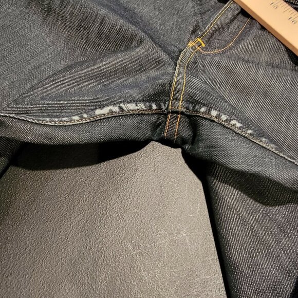 Lucky Brand Jeans Size Bootcut Flap Pockets Dark Blue Womens Size 10/30 EUC - Picture 12 of 12